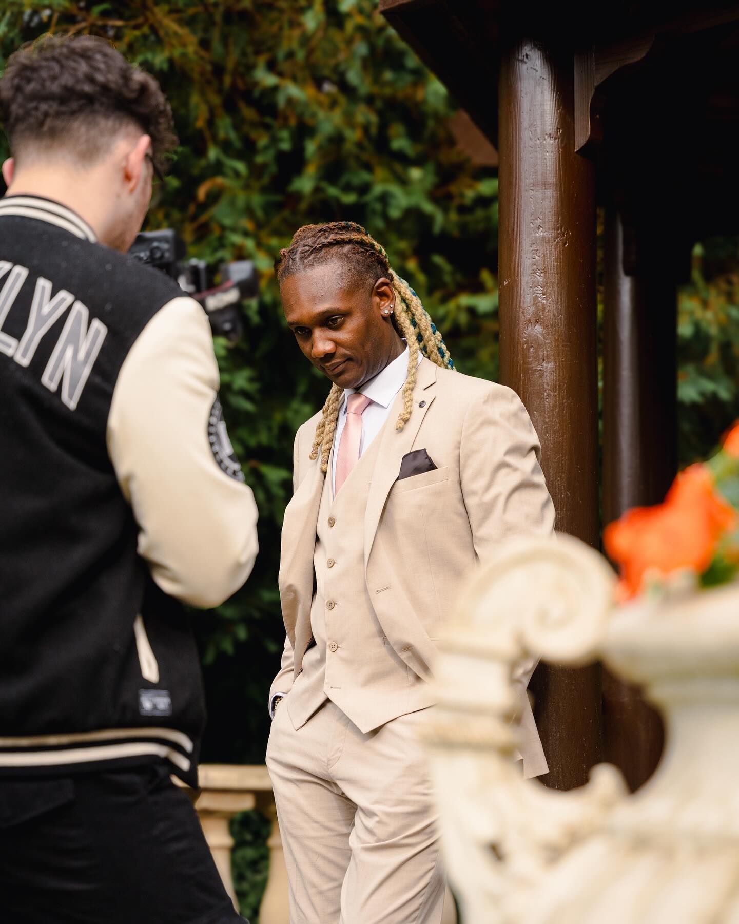 A videographer on set without the editor or the brand guidelines